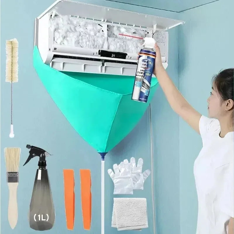 Nettoyage Climatiseur 1/6/8 pièces - Housse Étanche + Tuyau - APPRO-DISTRI