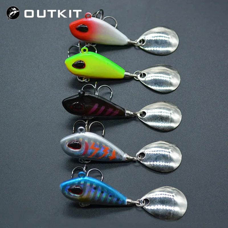 Leurre Pêche VIB Métal Cuillère 6g 10g 17g 25g Vibration Spinner Crankbait Carnassier Brochet Perche