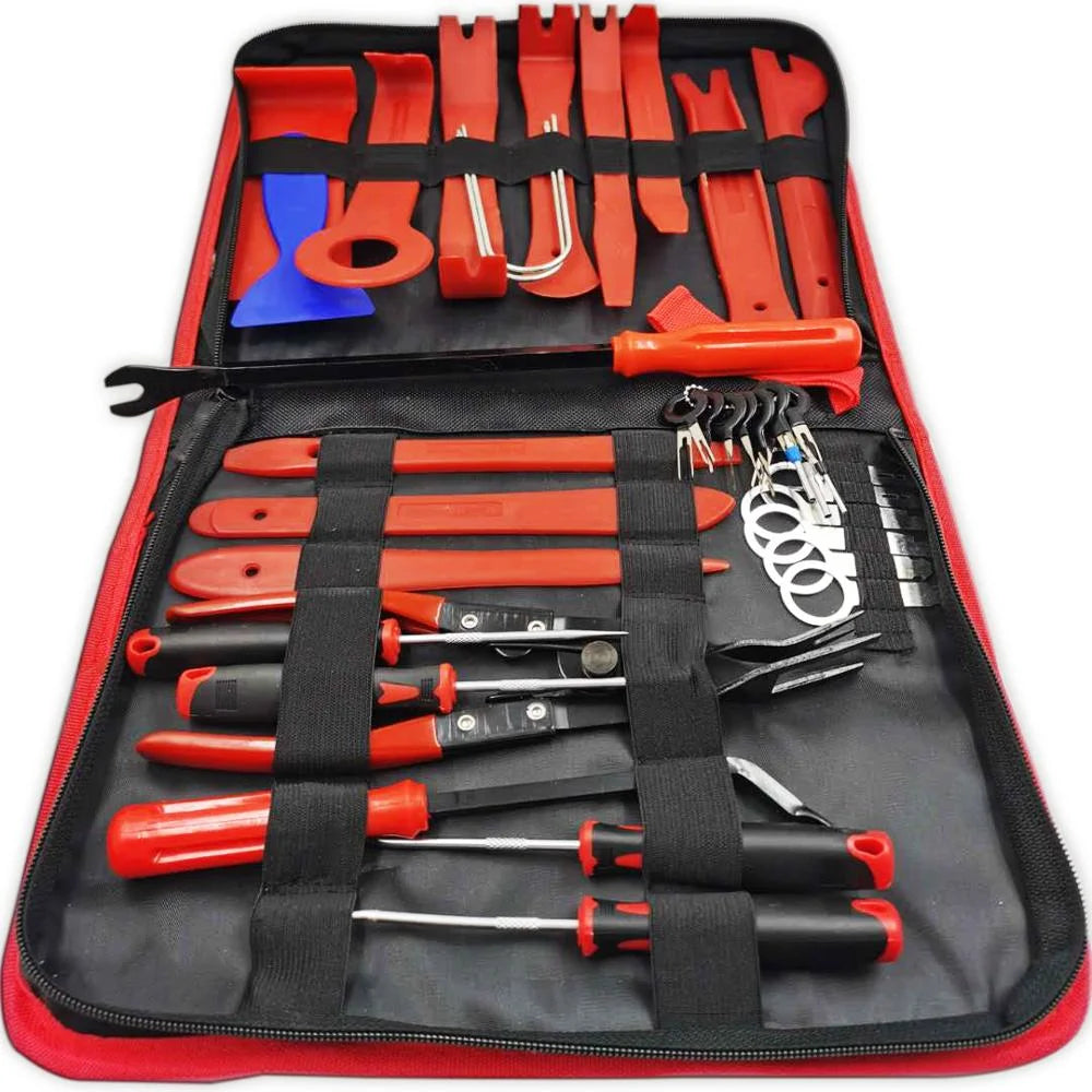 Kit Outils Démontage Auto 38 Pièces - Levier Garniture Tableau de Bord Porte
