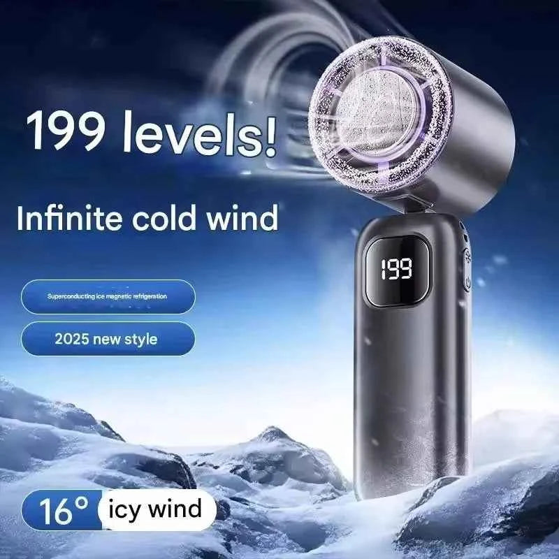 Ventilateur Tour de Cou USB 8000mAh – Sans Lames, Rechargeable, 100 Vitesses
