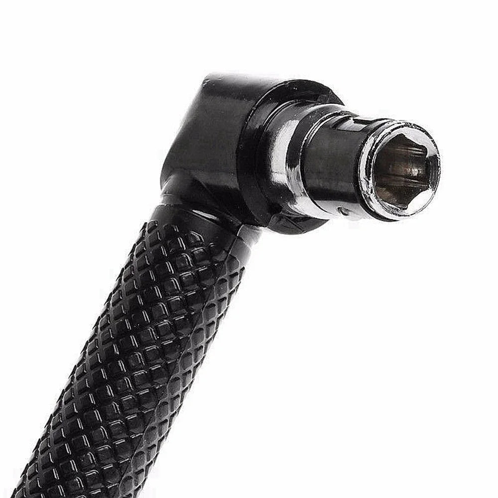 Embout Tournevis Angle 6.35mm L Double Tête Clé Bits Outil Coin Menuiserie Bricolage