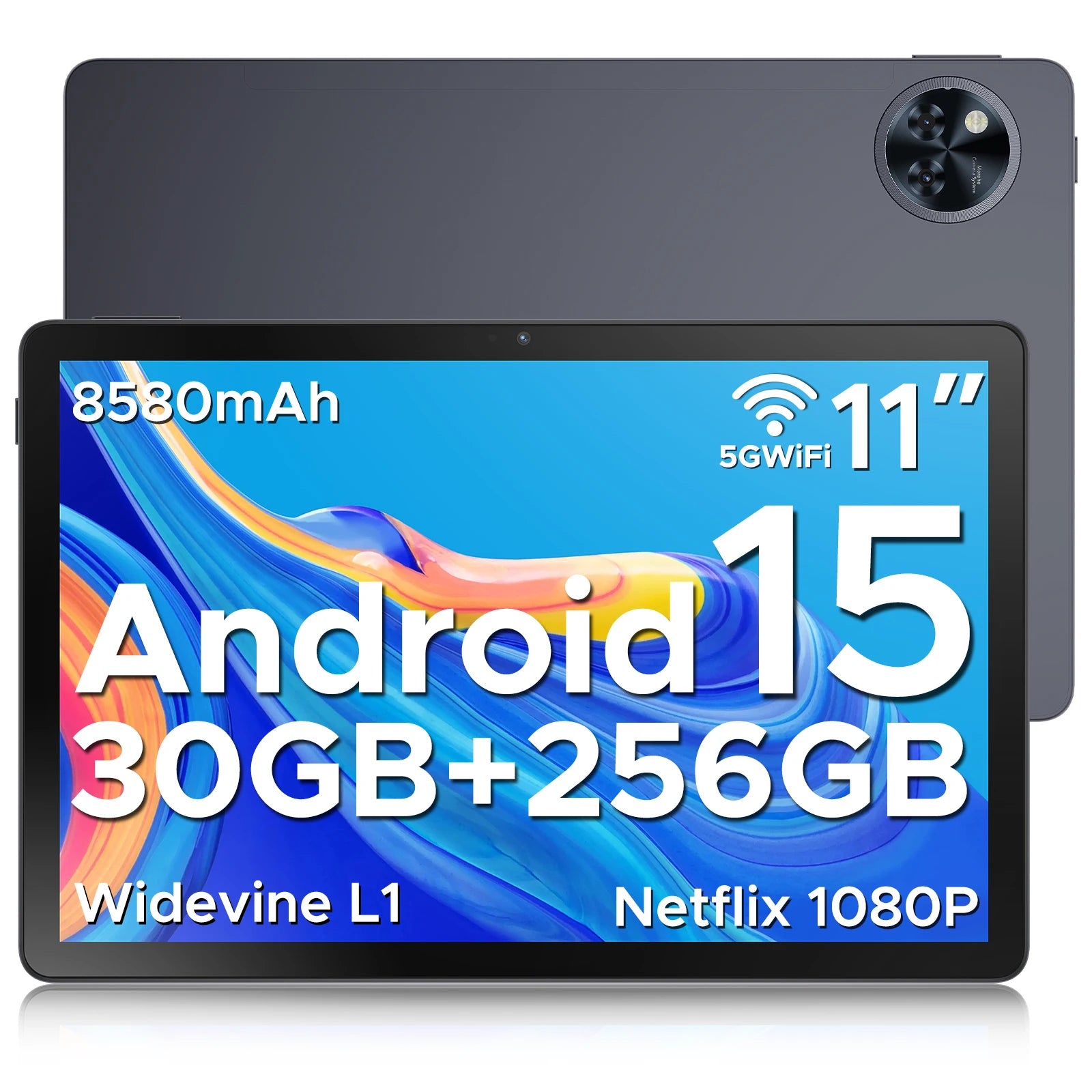 Tablette DOOGEE U11 Pro 11" Android 16 - 30GB RAM (6+24) + 256GB - Écran 90Hz - 8580mAh