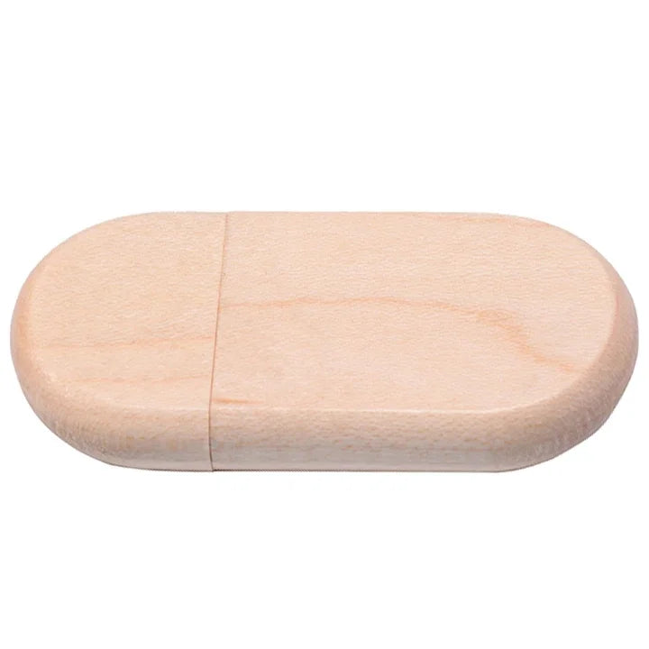 Clé USB 2.0 Bois Personnalisable 4GB 16GB 32GB 64GB avec Boîte Cadeau Mariage Photo