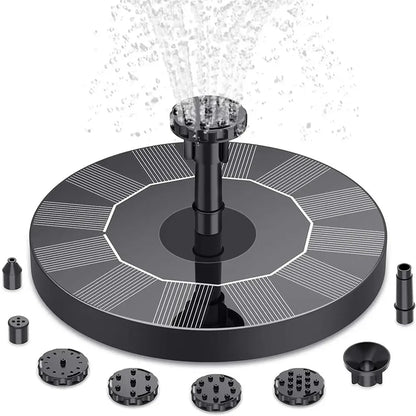 Fontaine Solaire Flottante 13/16/18cm – Pompe pour Bassin, Bain d'Oiseaux & Jardin