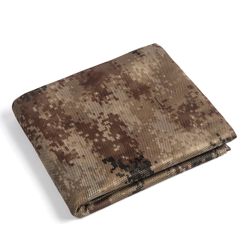 Filet de Camouflage 300D – Tissu Mesh Polyester 1,5x1M | Chasse, Camping, Décoration Jardin