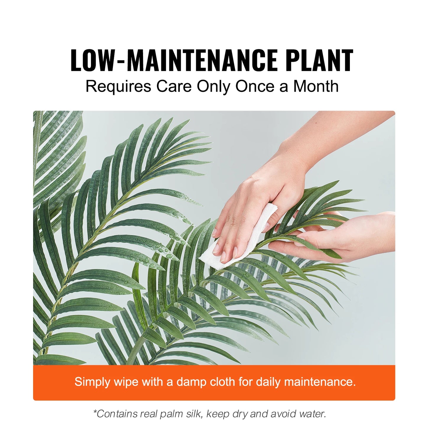 Palmier Artificiel 120/150/180 cm – Fausse Plante en PE, Anti-Basculement, Faible Entretien