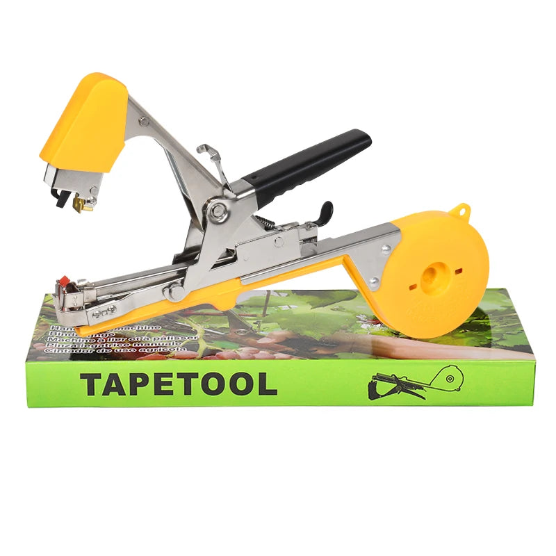 Pistolet d’attache pour plantes grimpantes – Outil de tuteurage vigne, tomates, concombres | Set rouge ou bleu