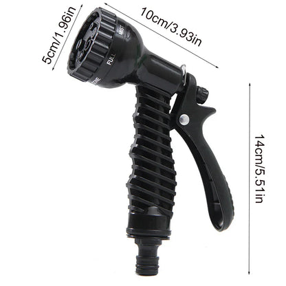 Tuyau d'Arrosage Extensible avec Pistolet Haute Pression 7 Modes