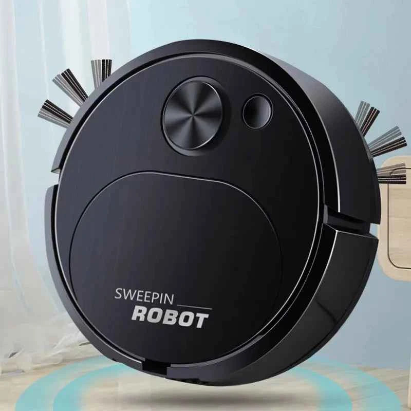 Mini Robot Aspirateur USB 3-en-1 - Nettoyage Intelligent Sans Fil 1500Pa pour Maison et Bureau