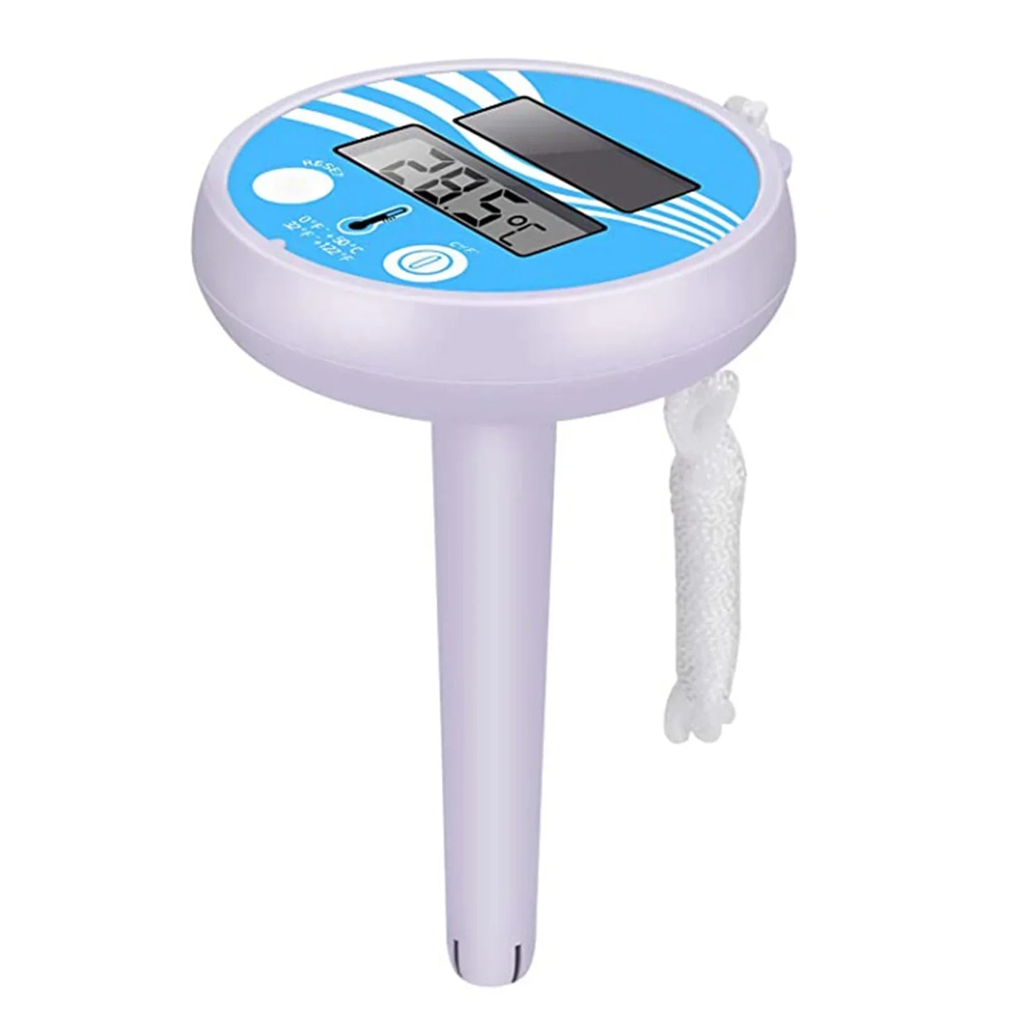Thermomètre Piscine Solaire Flottant – Écran LCD, Étanche, -20°C à +50°C | Expédié d'Europe