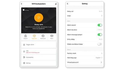 Sirène d'Alarme WiFi KERUI 110dB – Compatible Tuya, Alexa & Google Home, Détecteur de Mouvement