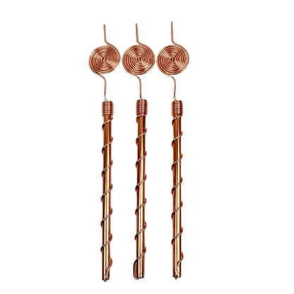Antennes d’électroculture en cuivre pur 99,99% – Tuteurs de jardin haute performance | Éco-responsable