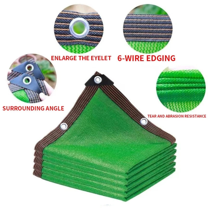 Filet d’ombrage HDPE anti-UV 85-90% – Jardin, Terrasse, Pergola, Voiture | 4 couleurs