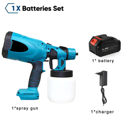 Pistolet Pulvérisateur Électrique Sans Fil 800ml