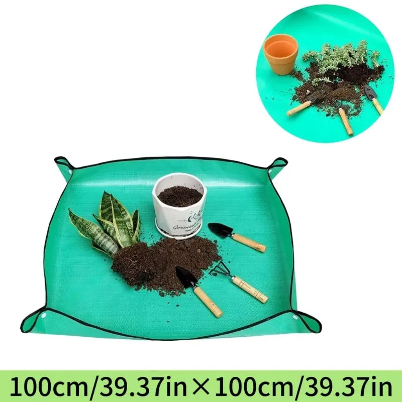 Tapis de Rempotage Imperméable Pliable – Protection Sol & Meubles pour Jardinage (50, 66 ou 100 cm)