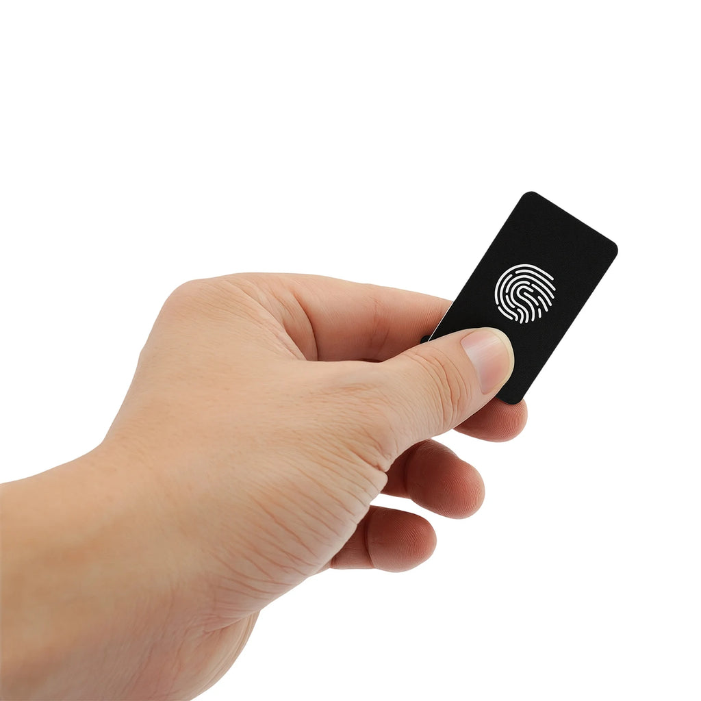 Serrure Intelligente Connectée Tuya – Empreinte, Code, Carte, Clé, App – Aluminium Noir