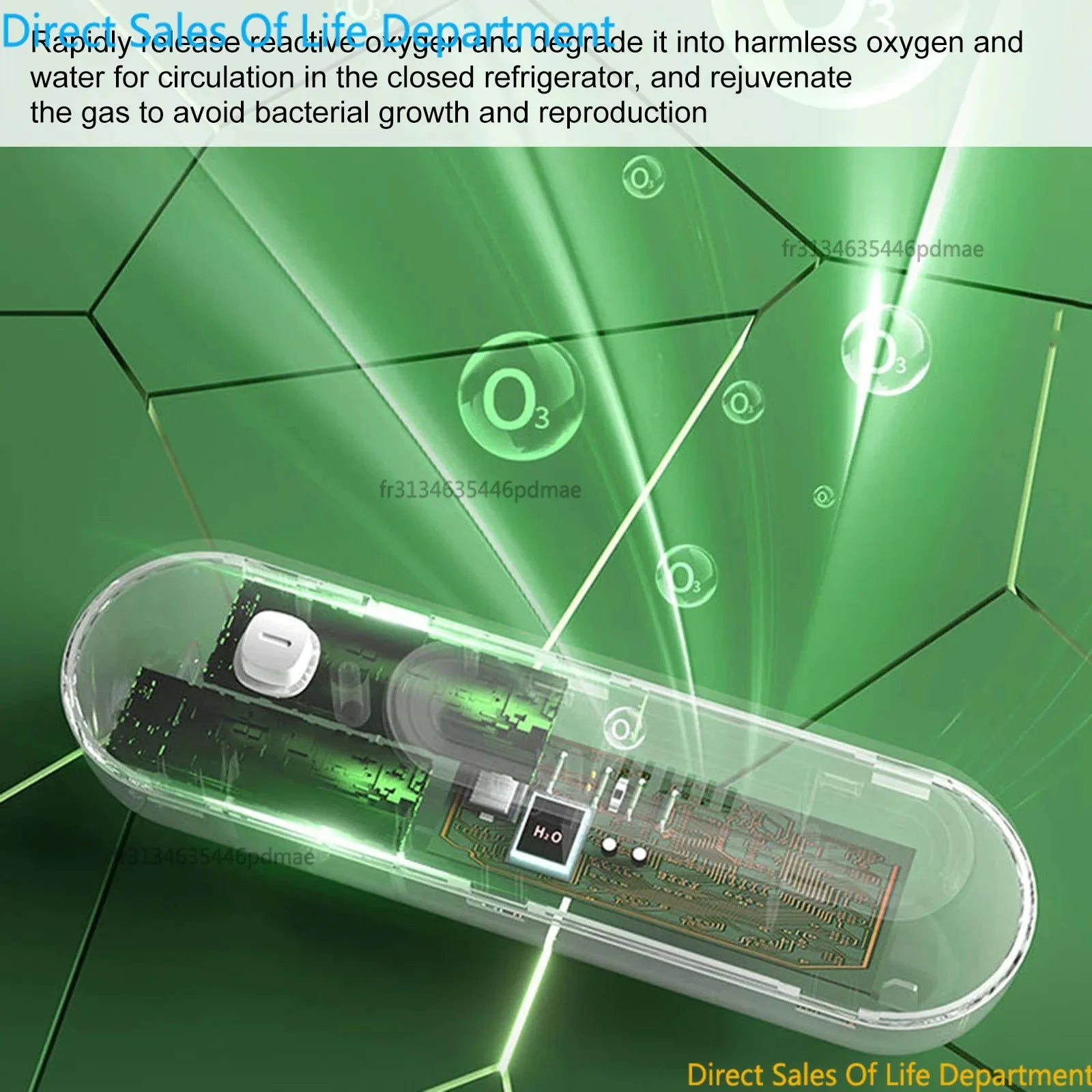 Purificateur d'air & Désodorisant Réfrigérateur USB – Voiture, Toilettes, Cuisine