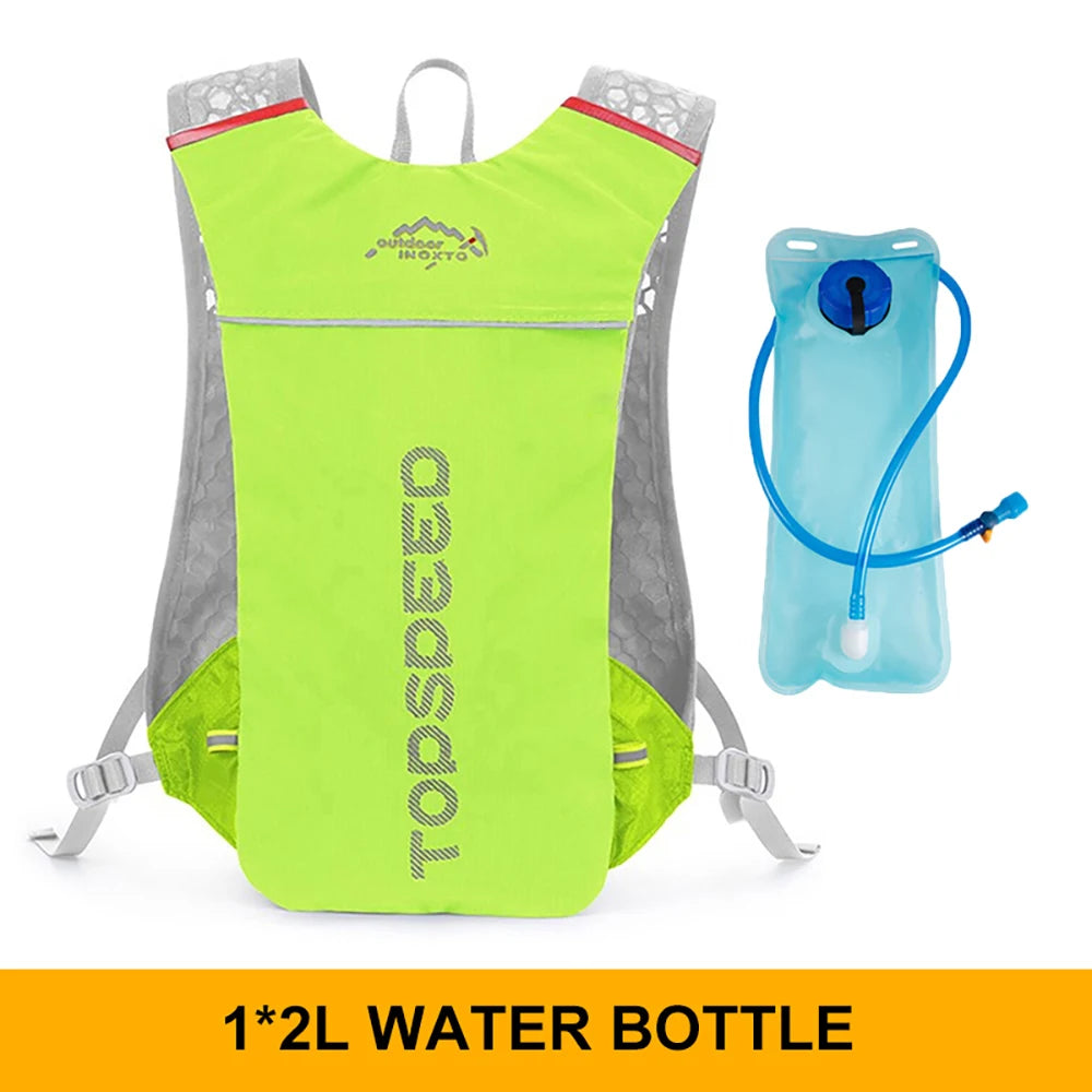 Sac à dos ultraléger 5L pour la course en pleine nature, gilet d'hydratation pour le jogging, respirant, idéal pour le marathon, le vélo et le fitness. 