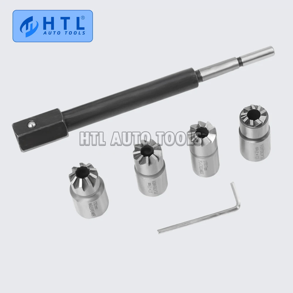 Kit Alésoir Siège Injecteur Diesel 5 Pièces Delphi Bosch BMW Mercedes PSA Ford Fiat Peugeot Nettoyage