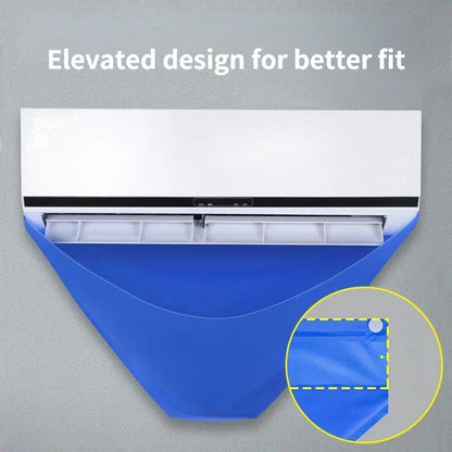 Kit de Nettoyage Climatiseur Mural – Housse Étanche avec Tuyau d'Évacuation
