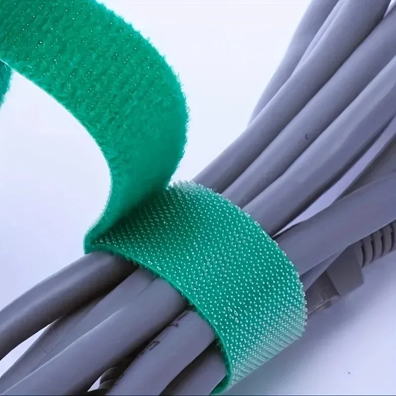 Attaches de jardin en nylon auto-agrippantes – Douces & Réutilisables | 2M à 40M, 7 couleurs