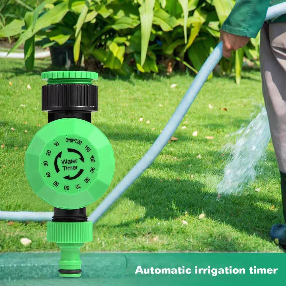 Programmateur d'Arrosage Automatique 120 min – Sans Pile, Contrôleur de Robinet Jardin