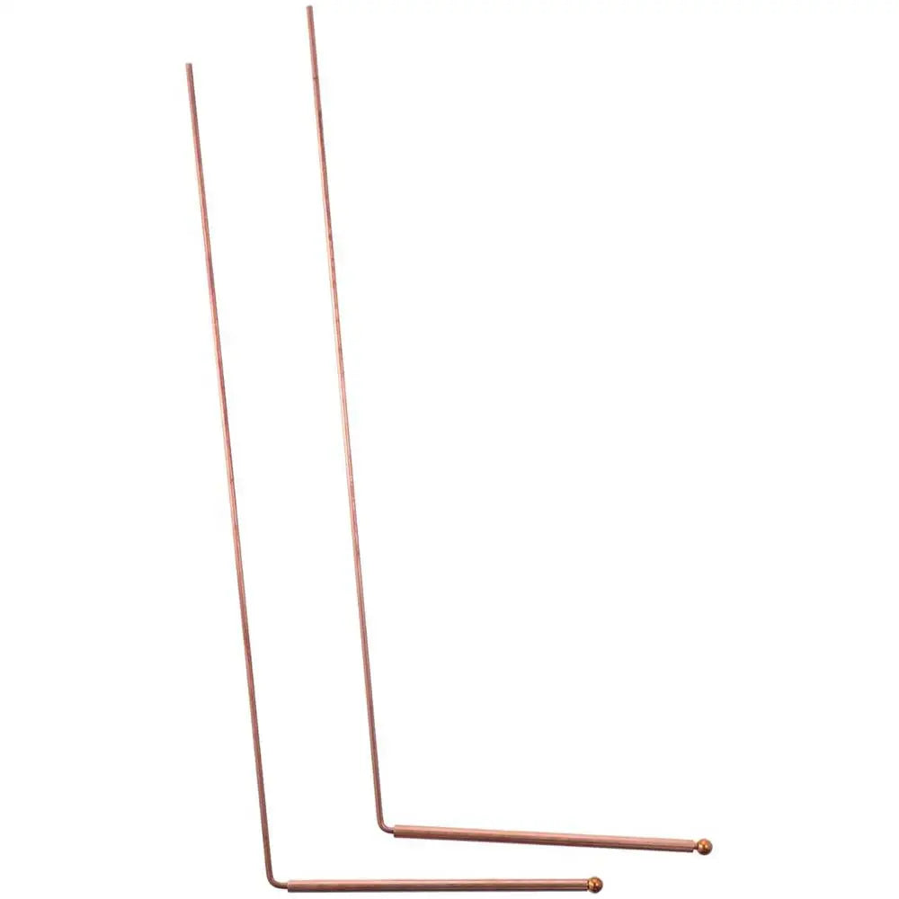 Baguettes de sourcellerie en cuivre pur 99,9% – Lot de 2 | Radiesthésie & Chasse aux fantômes