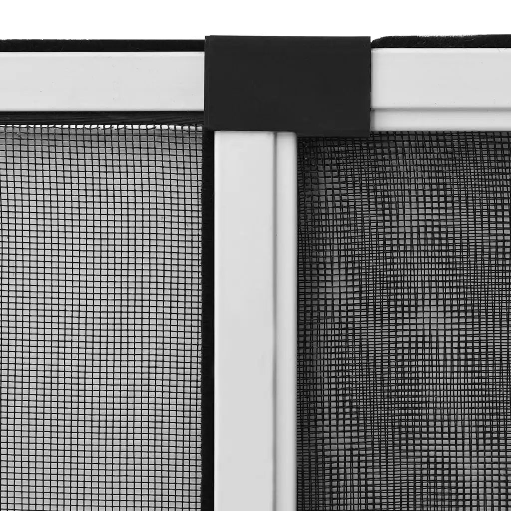 Moustiquaire Extensible pour Fenêtre vidaXL – Cadre Aluminium, (75-143)x50 cm, Sans Perçage
