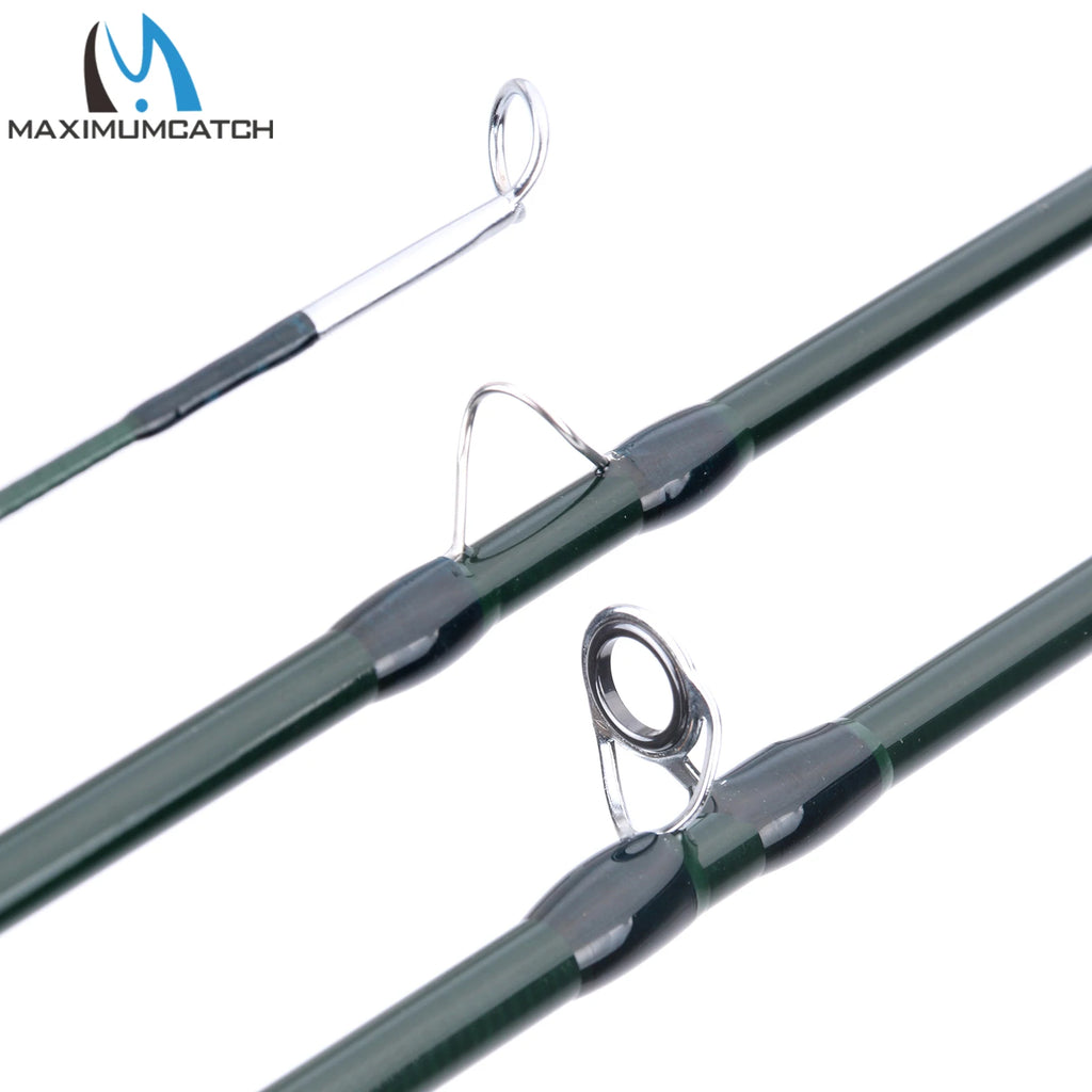 Canne à Mouche Maximumcatch 3-8WT Combo Set 8'6"-9' Medium-Fast Moulinet Soie Triangle Tube