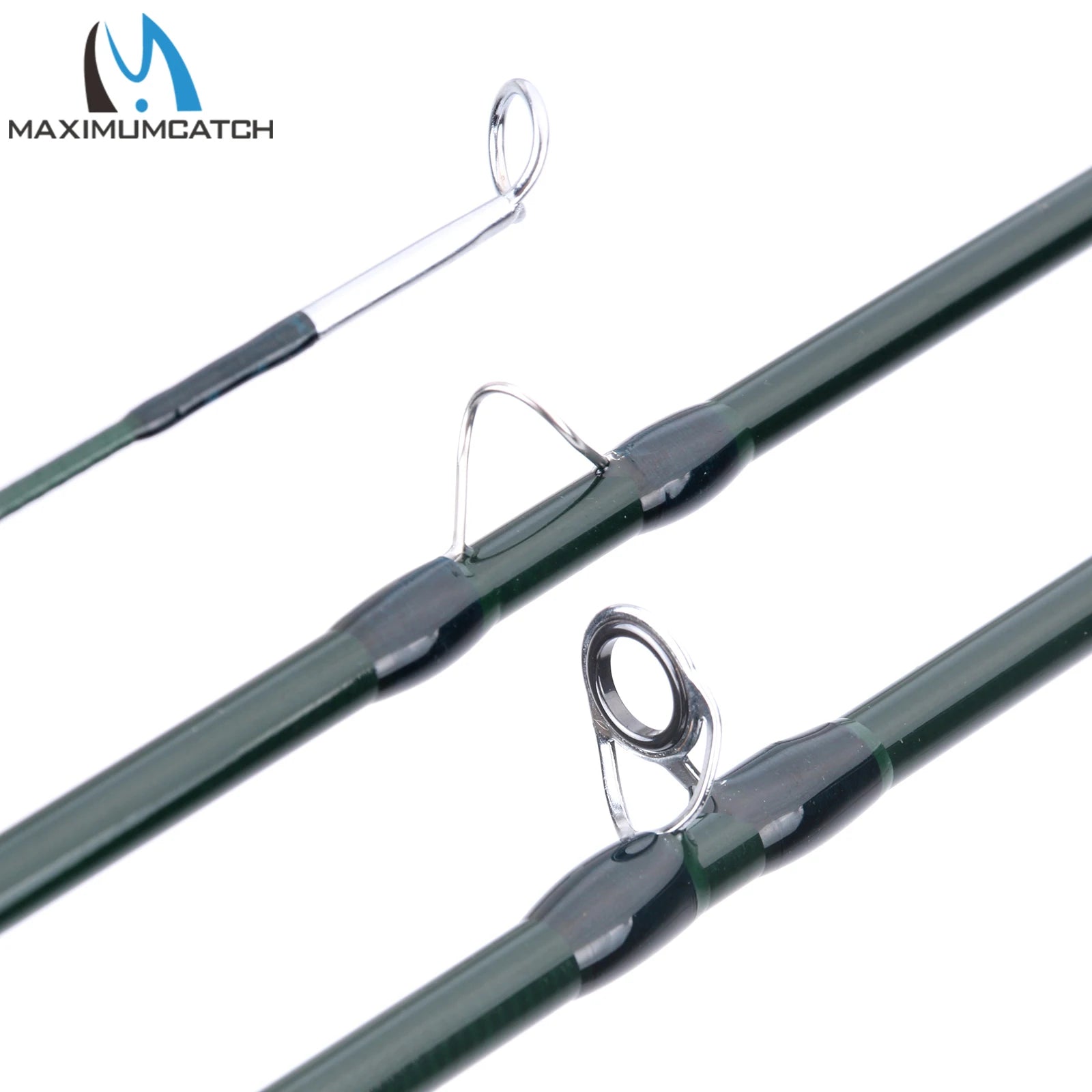 Canne à Mouche Maximumcatch 3-8WT Combo Set 8'6"-9' Medium-Fast Moulinet Soie Triangle Tube