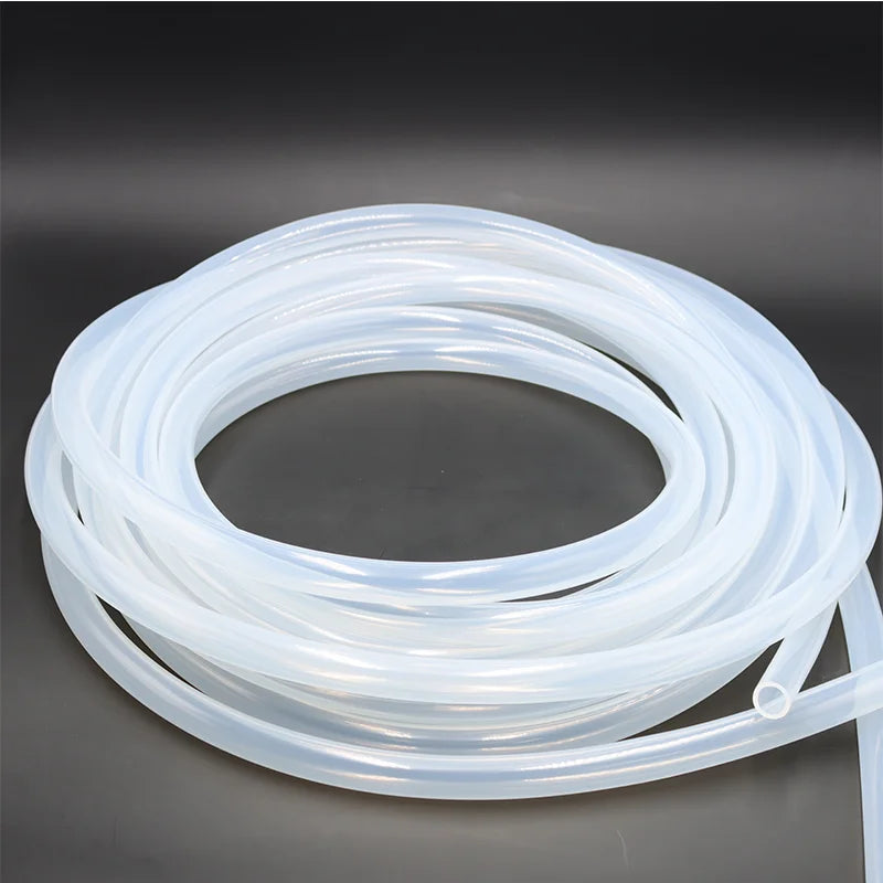 Tuyau Silicone Alimentaire Transparent | Flexible Non Toxique 2 à 18mm - 1m ou 5m