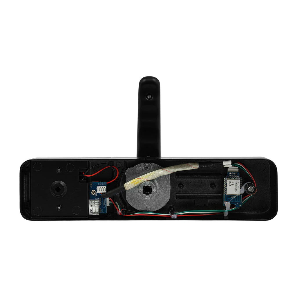 Serrure Intelligente Connectée Tuya – Empreinte, Code, Carte, Clé, App – Aluminium Noir
