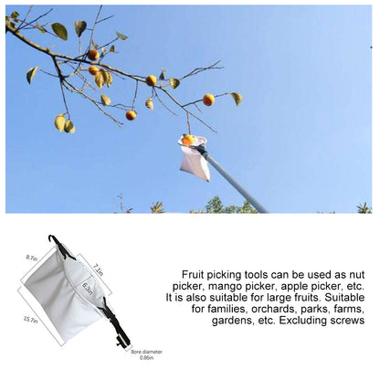 Cueilleur de Fruits à Lames en Acier – Panier Récolteur pour Arbre Fruitier