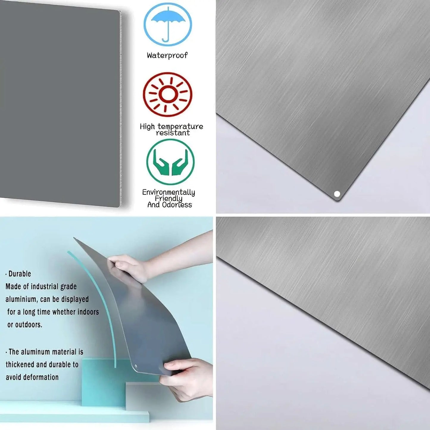 Panneau Interdit d'Uriner en Aluminium – Décoration Murale Rétro, Extérieur & Jardin