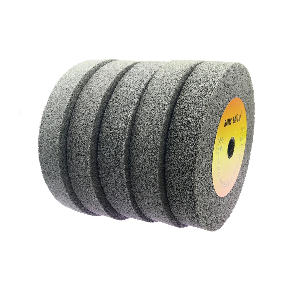 Meule Polissage Inox 150x25x18mm Disque Abrasif Touret à Meuler Acier Inoxydable P240