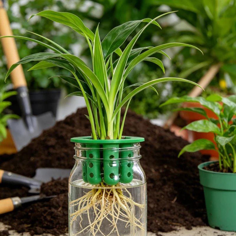 Plateau de Semis Hydroponique 7 Trous – Pot Nursery PLA, Ail, Oignons, Fleurs