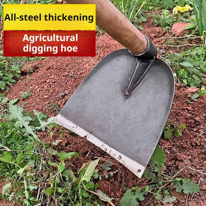 Houe de jardinage multifonction – Acier forgé, désherbage & plantation