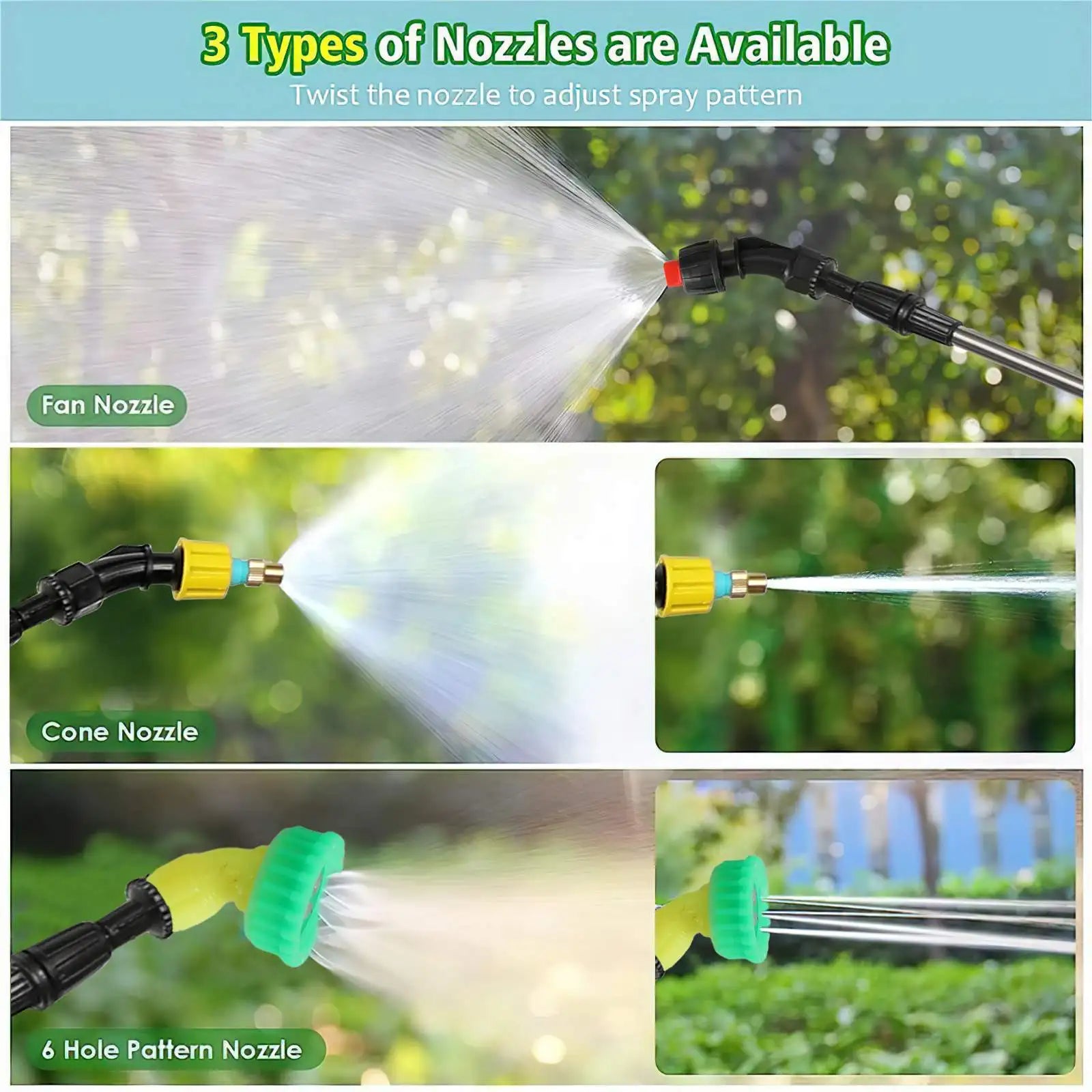 Pulvérisateur Électrique Rechargeable 5L USB - Pistolet Automatique sans Fil pour Jardin et Plantes