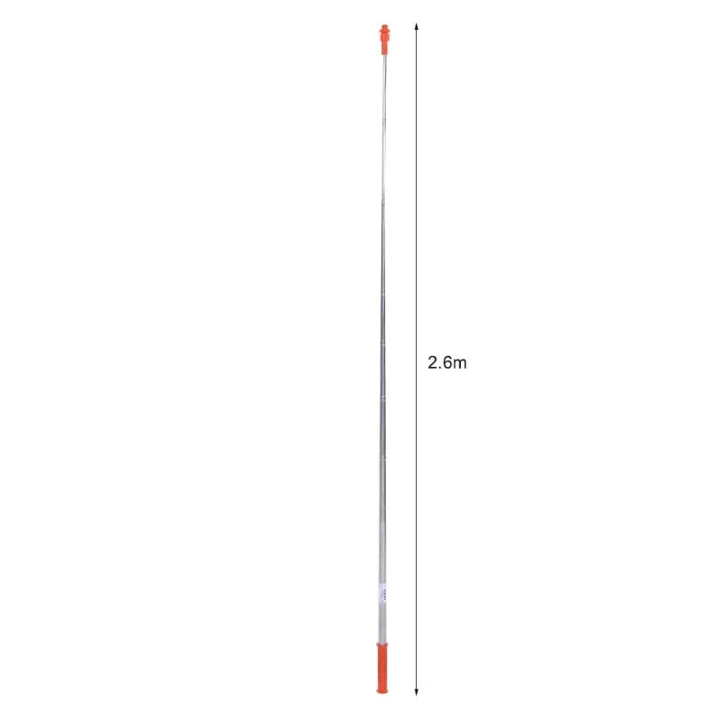 Lance Télescopique Inox 2,6m pour Pulvérisateur – 8 Sections | Jardin & Agriculture