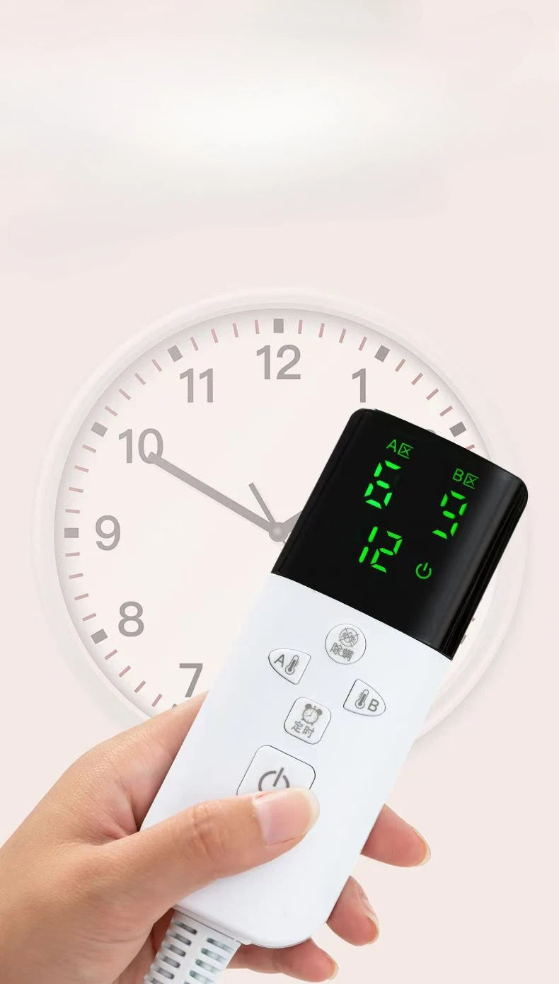 Couverture Chauffante Électrique 150x180cm 220V Plaid Chauffant Tapis Chauffant Lit