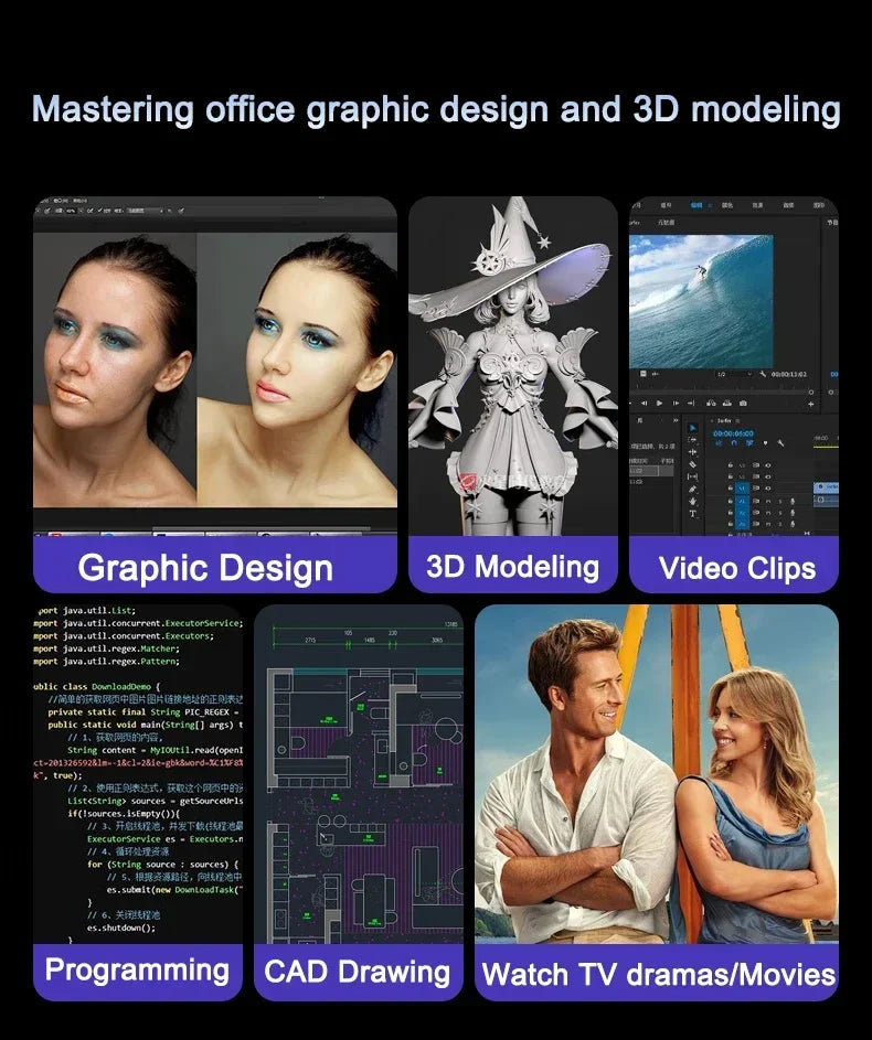 PC Portable 15.6" Intel N95 - 32GB RAM, 2TB SSD, Windows 11, Rétroéclairé, Empreinte Digitale