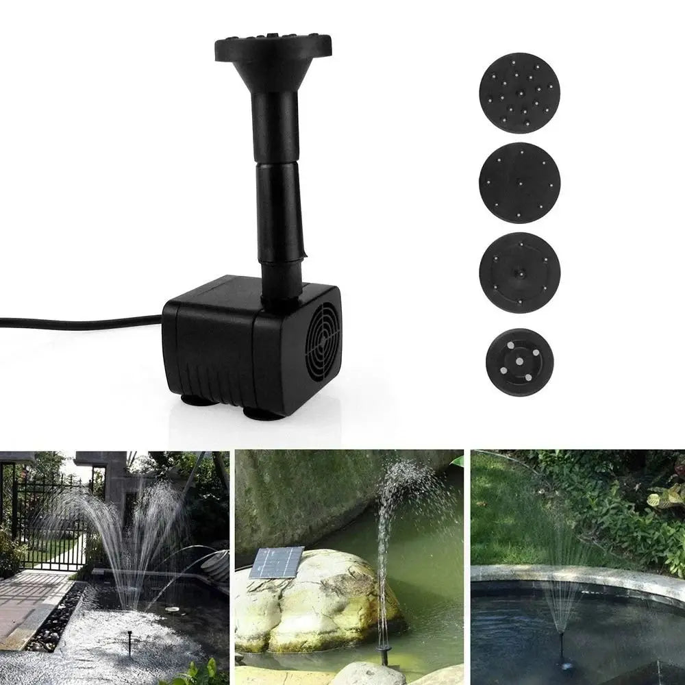 Kit Pompe Fontaine Solaire 1.4W – 11cm, Bassin, Bain d'Oiseaux & Jardin