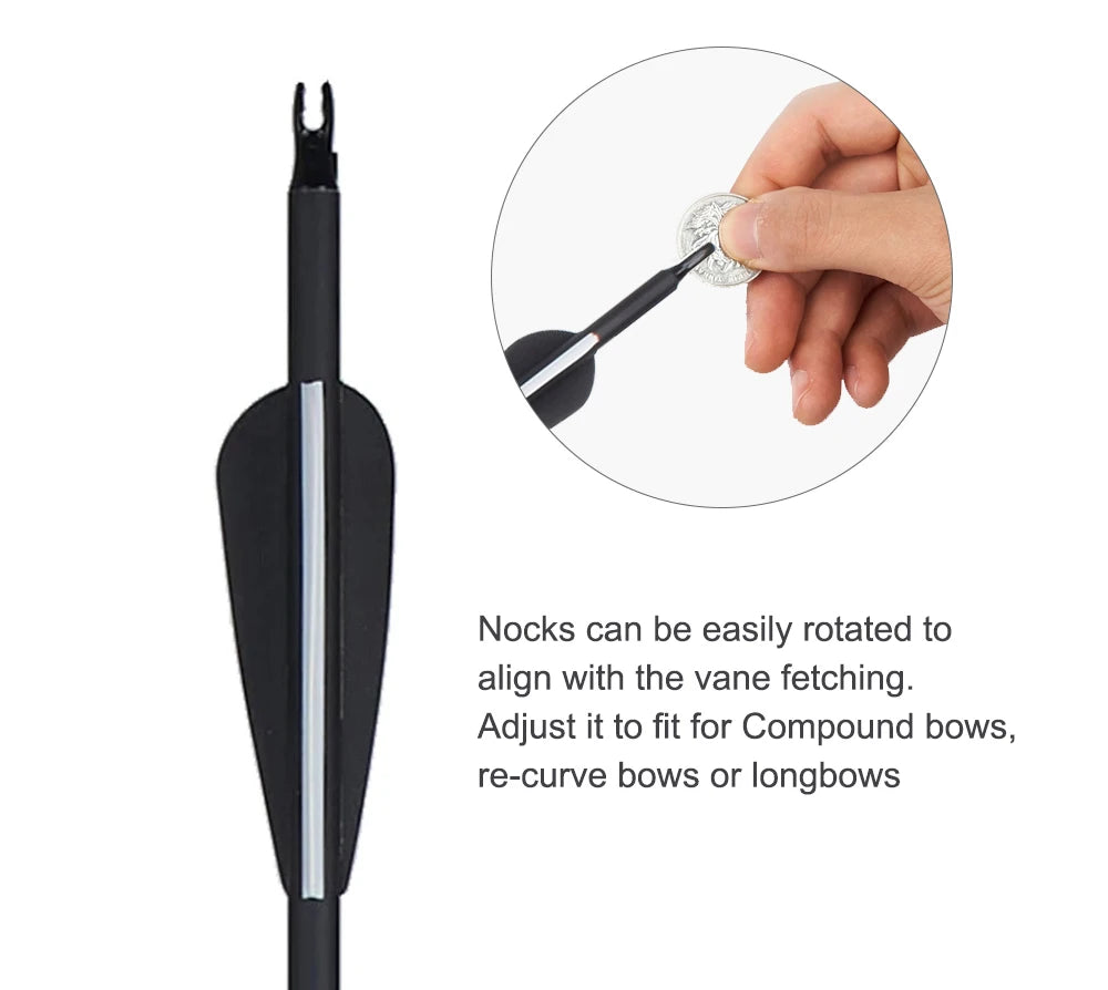 Arc Recurve Tir à l'Arc 20-50lbs Démontable avec Flèches Carbone Carquois Cible Entraînement