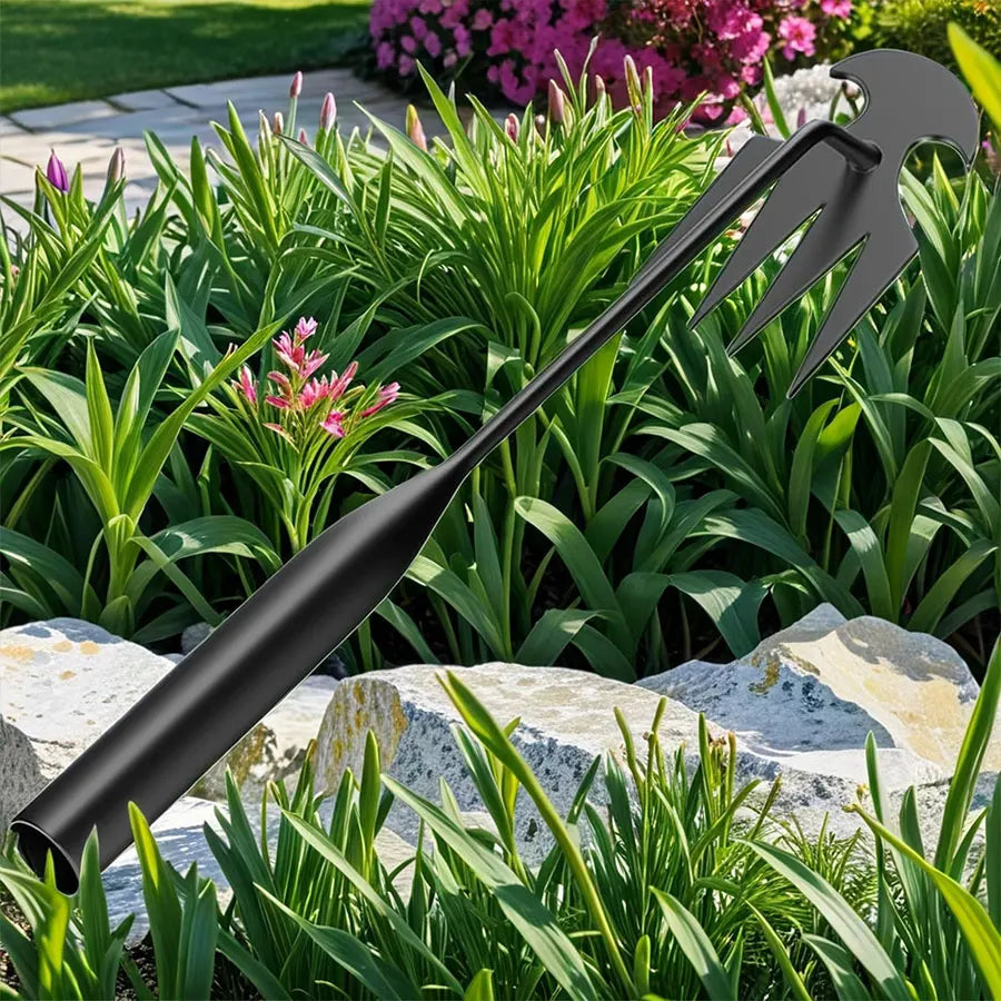 Binette Désherbeuse en Acier Carbone – Manche 30, 40 ou 50cm, Outil de Jardinage Manuel