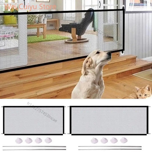 Barrière de Sécurité Extensible en Nylon pour Chien & Bébé