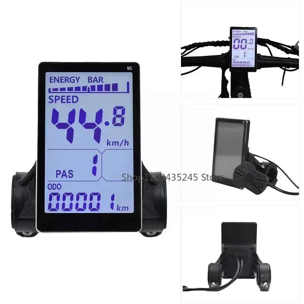 Écran LCD M5 pour Vélo Électrique - Compteur de Vitesse 5 Broches