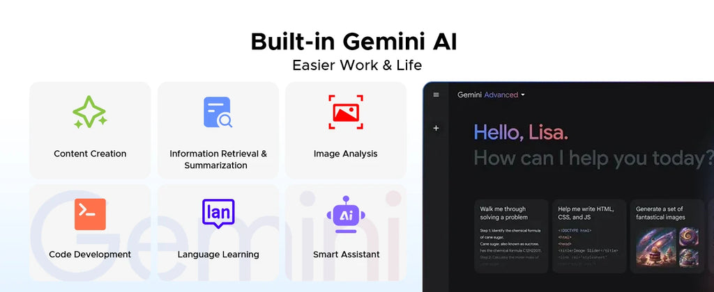 Tablette DOOGEE U11 Pro 11" Android 16 - 30GB RAM (6+24) + 256GB - Écran 90Hz - 8580mAh