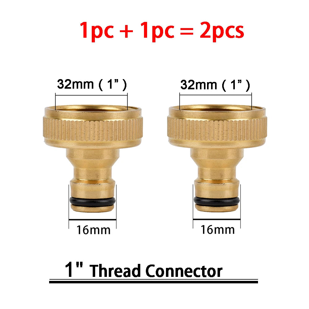Raccords Rapides en Laiton pour Tuyau de Jardin – Filetage BSP 1/2" & 3/4" – Lot de 2 (22 Modèles)