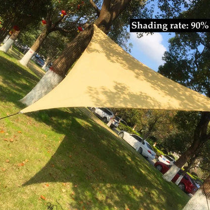 Voile d’ombrage triangulaire en HDPE – Ombrage 90-95%, Anti-UV | Terrasse, Jardin, Piscine
