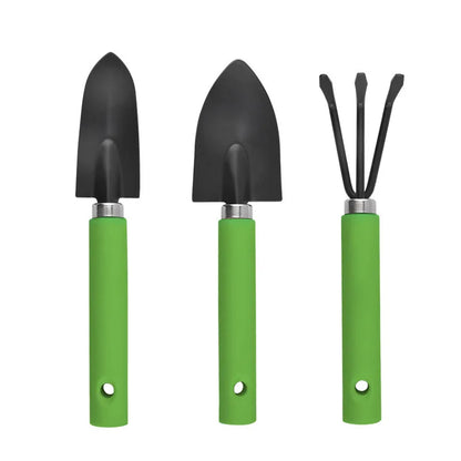 Kit d'Outils de Jardinage 4 Pièces – Pelles, Râteau, Cisaille + Sac de Rangement